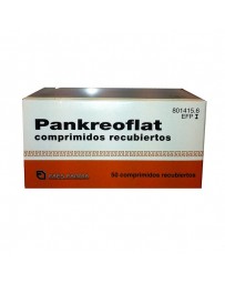 PANKREOFLAT GRAGEAS 6000 U / 6000 U / 400 U / 80 MG 50 COMPRIMIDOS