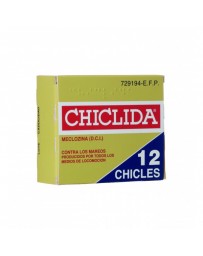 CHICLIDA 25 MG 12 CHICLES MEDICAMENTOSOS