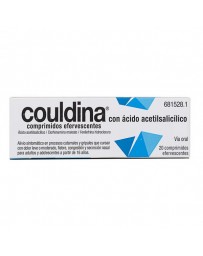COULDINA CON ACIDO ACETILSALICILICO 500/2/7.5 MG 20 COMPRIMIDOS EFERVESCENTES